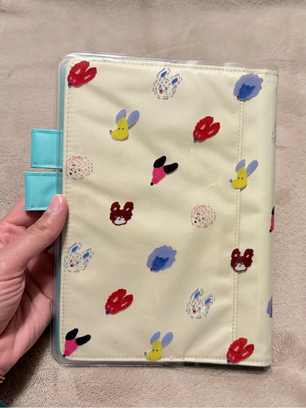 Hobonichi A5 colors with cover on cover
